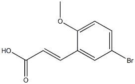 3-(5-bromo-2-methoxyphenyl)prop-2-enoic acid|