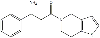  3-(6,7-dihydrothieno[3,2-c]pyridin-5(4H)-yl)-3-oxo-1-phenylpropan-1-amine