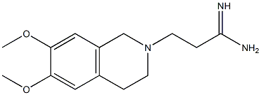  3-(6,7-dimethoxy-3,4-dihydroisoquinolin-2(1H)-yl)propanimidamide