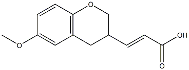 3-(6-methoxy-3,4-dihydro-2H-chromen-3-yl)acrylic acid