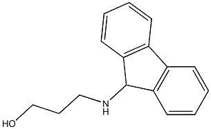 3-(9H-fluoren-9-ylamino)propan-1-ol 结构式