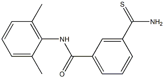 3-(aminocarbonothioyl)-N-(2,6-dimethylphenyl)benzamide|