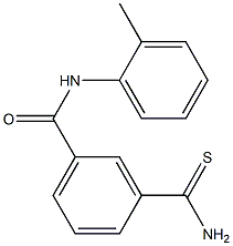 3-(aminocarbonothioyl)-N-(2-methylphenyl)benzamide|