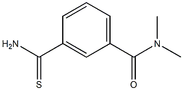 3-(aminocarbonothioyl)-N,N-dimethylbenzamide Structure