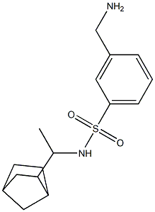 3-(aminomethyl)-N-(1-{bicyclo[2.2.1]heptan-2-yl}ethyl)benzene-1-sulfonamide