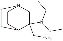 3-(aminomethyl)-N,N-diethyl-1-azabicyclo[2.2.2]octan-3-amine Structure