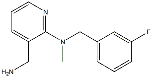 3-(aminomethyl)-N-[(3-fluorophenyl)methyl]-N-methylpyridin-2-amine Structure