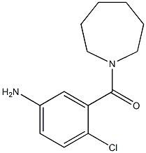 3-(azepan-1-ylcarbonyl)-4-chloroaniline Structure