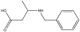 3-(benzylamino)butanoic acid Structure