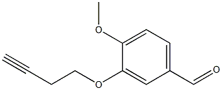 3-(but-3-ynyloxy)-4-methoxybenzaldehyde Structure