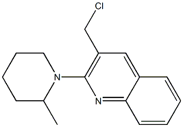  3-(chloromethyl)-2-(2-methylpiperidin-1-yl)quinoline