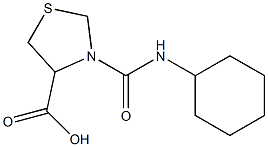 3-(cyclohexylcarbamoyl)-1,3-thiazolidine-4-carboxylic acid|