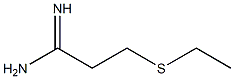 3-(ethylsulfanyl)propanimidamide Structure