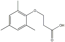 3-(mesityloxy)propanoic acid Struktur