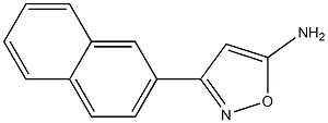 3-(naphthalen-2-yl)-1,2-oxazol-5-amine Structure