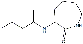 3-(pentan-2-ylamino)azepan-2-one Structure