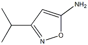 3-(propan-2-yl)-1,2-oxazol-5-amine 化学構造式