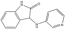 3-(pyridin-3-ylamino)-2,3-dihydro-1H-indol-2-one,,结构式