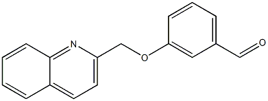 3-(quinolin-2-ylmethoxy)benzaldehyde|