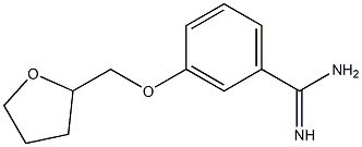 3-(tetrahydrofuran-2-ylmethoxy)benzenecarboximidamide Structure