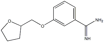 3-(tetrahydrofuran-2-ylmethoxy)benzenecarboximidamide,,结构式