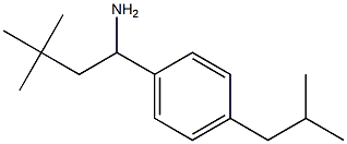 3,3-dimethyl-1-[4-(2-methylpropyl)phenyl]butan-1-amine