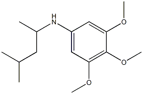  3,4,5-trimethoxy-N-(4-methylpentan-2-yl)aniline