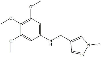 3,4,5-trimethoxy-N-[(1-methyl-1H-pyrazol-4-yl)methyl]aniline