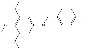 3,4,5-trimethoxy-N-[(4-methylphenyl)methyl]aniline