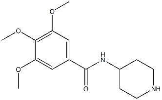 3,4,5-trimethoxy-N-piperidin-4-ylbenzamide