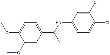 3,4-dichloro-N-[1-(3,4-dimethoxyphenyl)ethyl]aniline