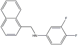 3,4-difluoro-N-(naphthalen-1-ylmethyl)aniline