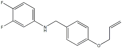 3,4-difluoro-N-{[4-(prop-2-en-1-yloxy)phenyl]methyl}aniline