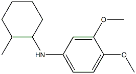 3,4-dimethoxy-N-(2-methylcyclohexyl)aniline 化学構造式