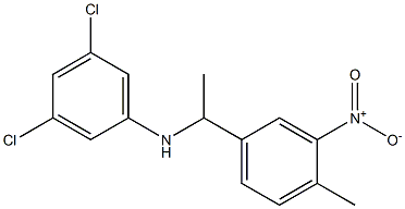 3,5-dichloro-N-[1-(4-methyl-3-nitrophenyl)ethyl]aniline