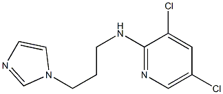 3,5-dichloro-N-[3-(1H-imidazol-1-yl)propyl]pyridin-2-amine Structure