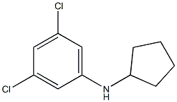 3,5-dichloro-N-cyclopentylaniline Structure