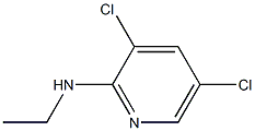 3,5-dichloro-N-ethylpyridin-2-amine 化学構造式