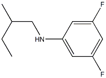 3,5-difluoro-N-(2-methylbutyl)aniline 结构式