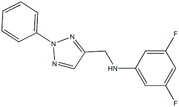 3,5-difluoro-N-[(2-phenyl-2H-1,2,3-triazol-4-yl)methyl]aniline