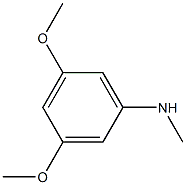 3,5-dimethoxy-N-methylaniline,,结构式