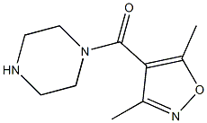  3,5-dimethyl-4-(piperazin-1-ylcarbonyl)-1,2-oxazole