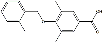 3,5-dimethyl-4-[(2-methylphenyl)methoxy]benzoic acid|