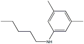 3,5-dimethyl-N-pentylaniline 结构式