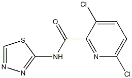 3,6-dichloro-N-(1,3,4-thiadiazol-2-yl)pyridine-2-carboxamide Structure