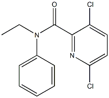 3,6-dichloro-N-ethyl-N-phenylpyridine-2-carboxamide Structure