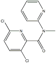 3,6-dichloro-N-methyl-N-(pyridin-2-yl)pyridine-2-carboxamide Structure