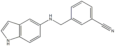 3-[(1H-indol-5-ylamino)methyl]benzonitrile