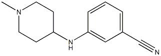  3-[(1-methylpiperidin-4-yl)amino]benzonitrile