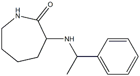 3-[(1-phenylethyl)amino]azepan-2-one Structure